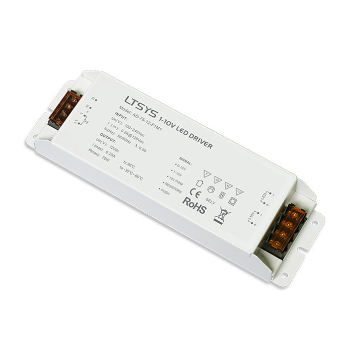 AD-75-12-F1M1 75W 12VDC CV 0/1-10V LED Driver (replace by LM-75-12-G1A2 )